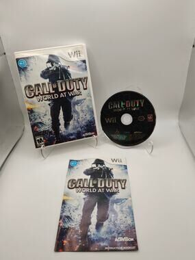 Call of Duty World at War (Wii) CIB W/ Manual - Tested